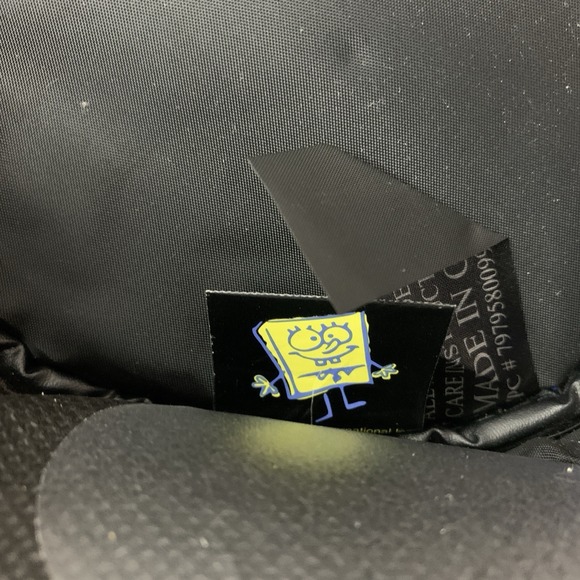 Vintage Y2k Spongebob SquarePants Round CD Disc Case Holder  Zipped Storage - Picture 10 of 14